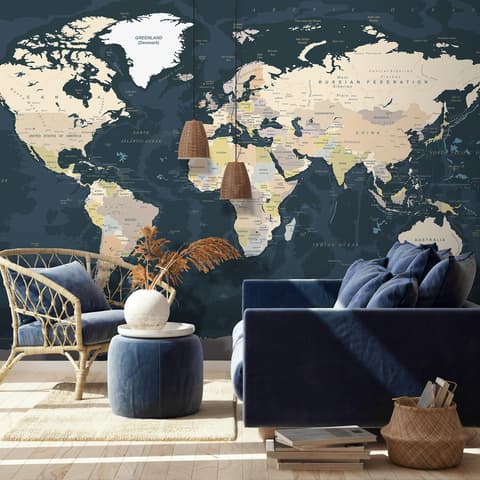World Map Wallpaper