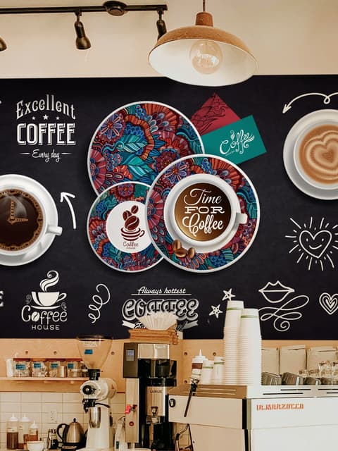 Vintage Coffee Wallpaper Mural