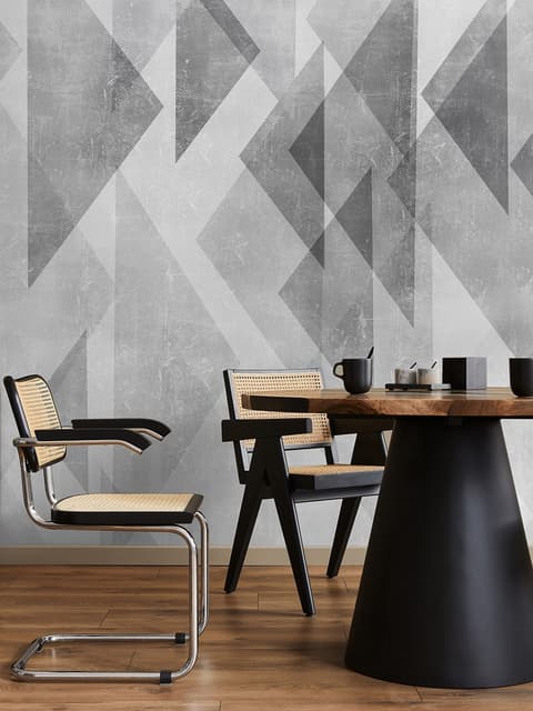 Trigon Geometric Shapes Wallpaper Mural