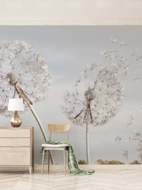 Dandelion Flowers Wallpaper Mural