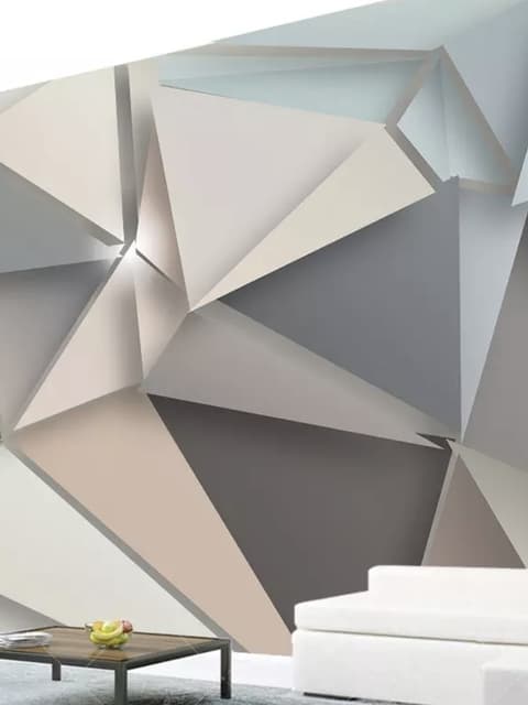 Geometric Trigon Wallpaper Mural