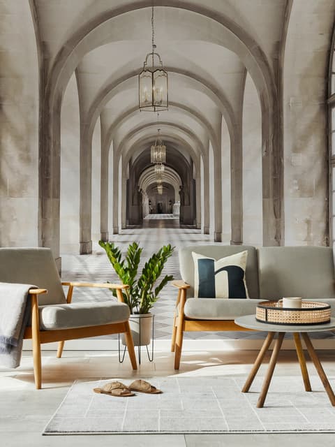 Arch Corridor Wallpaper Mural