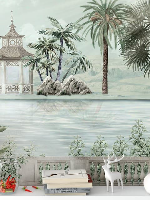 Exotic Landscape Wallpaper Mural
