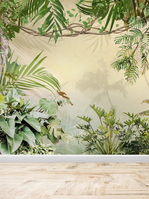 Magical Tropical Rainforest Wallpaper Mural