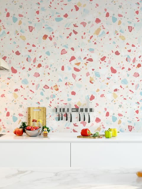 Colorful Terrazzo Wallpaper Mural
