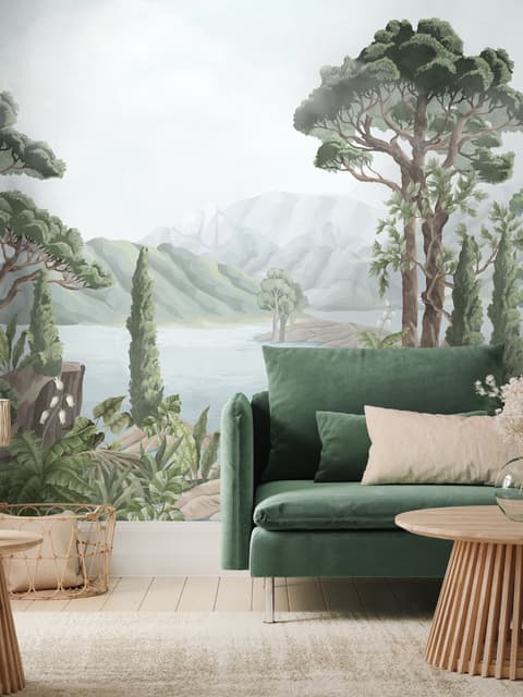 Rainforest Nature Tree Landscape Wallpaper Mural