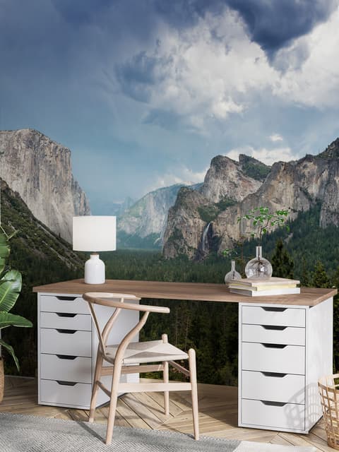 Mountain Forest Landscape Wallpaper Mural