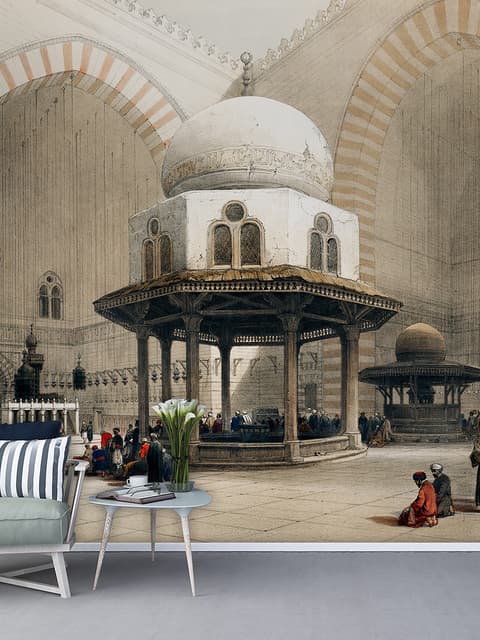 Old Egypt Historical Palace Wallpaper Mural