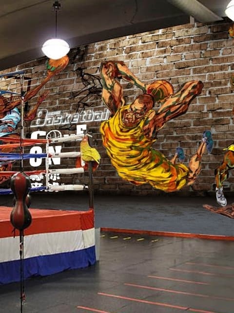 Sport Basketball Player Wallpaper Mural