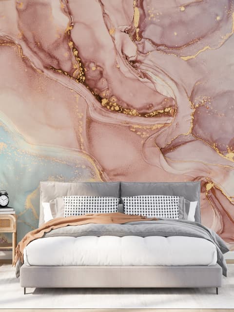 Soft Marble Abstract Art Wallpaper Mural