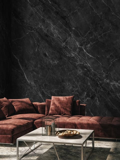 Dunkle Faux Marmor Granit Schiefer Fototapete