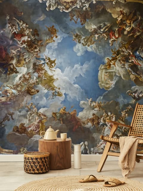 The Apotheosis of Hercules by Francois Lemoyne Wallpaper Mural