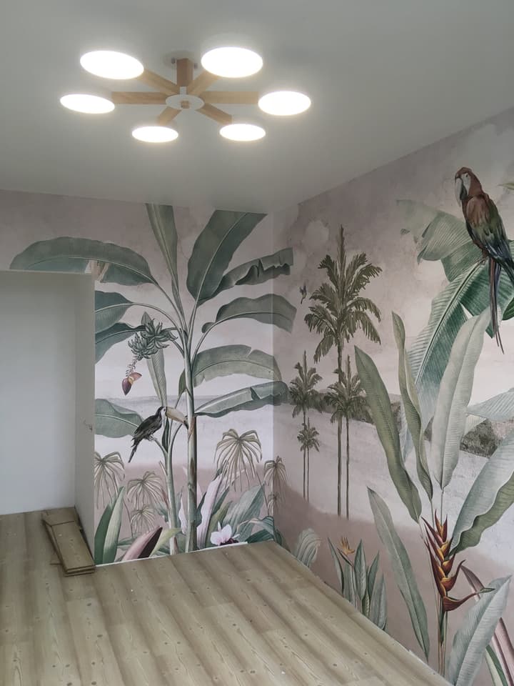 Tropical Beach View Wallpaper Mural