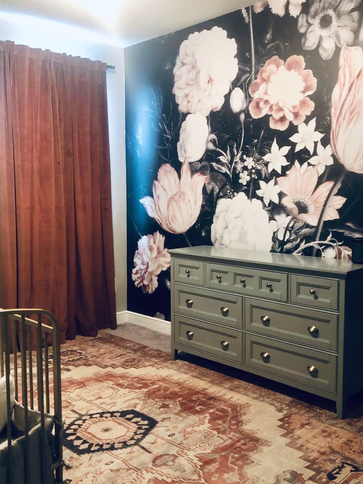 Dutch Floral Bouqet Wallpaper Mural