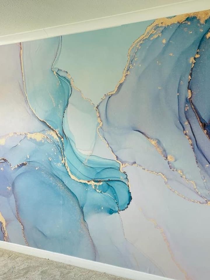 Abstract Art Marble Wallpaper Mural