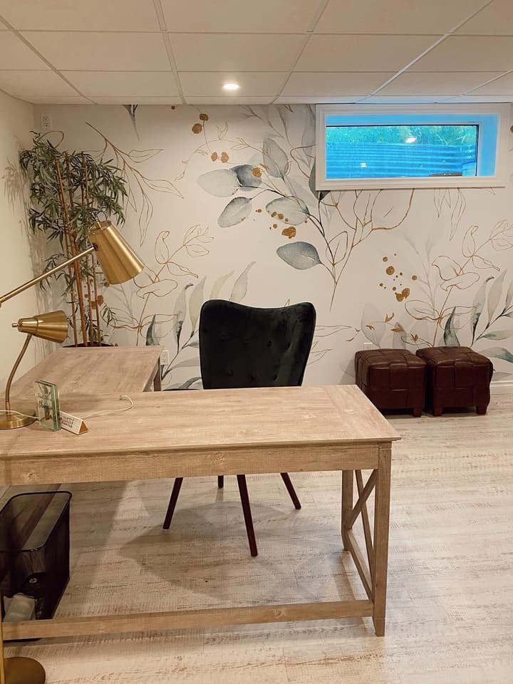 Eucalyptus Leaf Pattern Wallpaper Mural