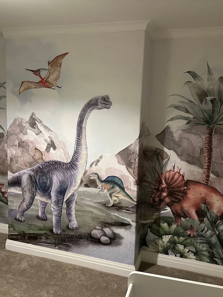 Kids Softs Dinosaur Jurassic World Wallpaper Mural