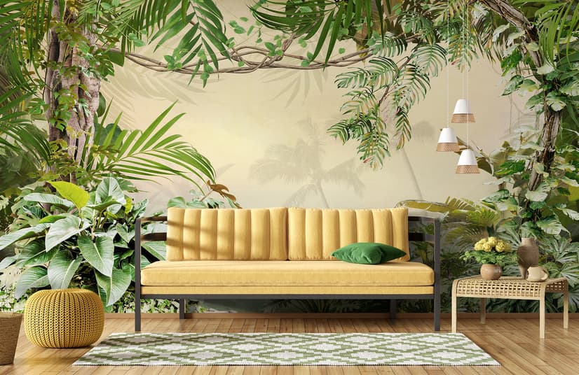 Magical Tropical Rainforest Wallpaper Mural
