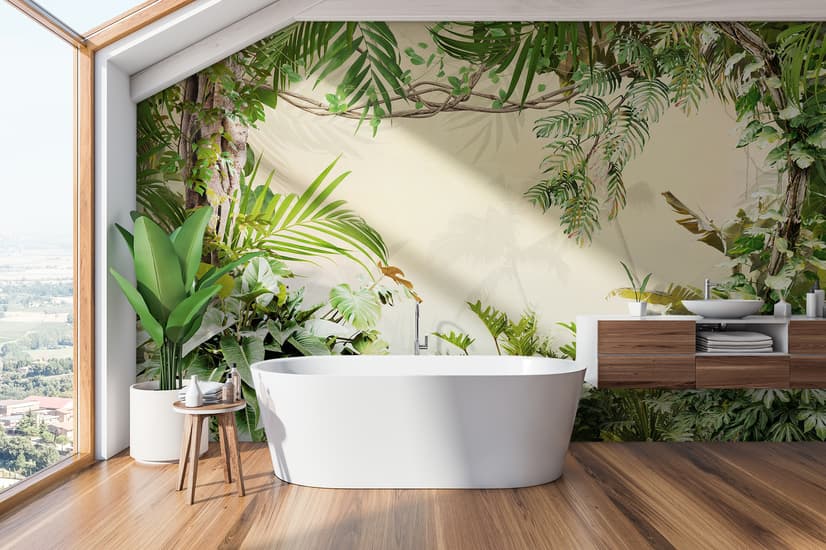 Magical Tropical Rainforest Wallpaper Mural