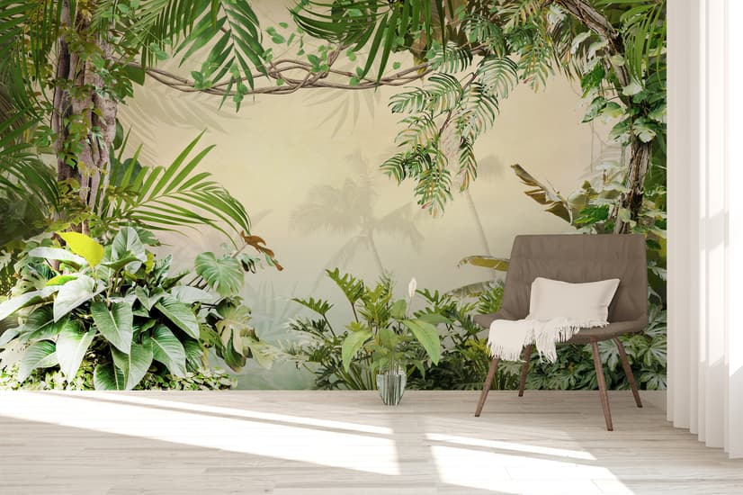 Magical Tropical Rainforest Wallpaper Mural