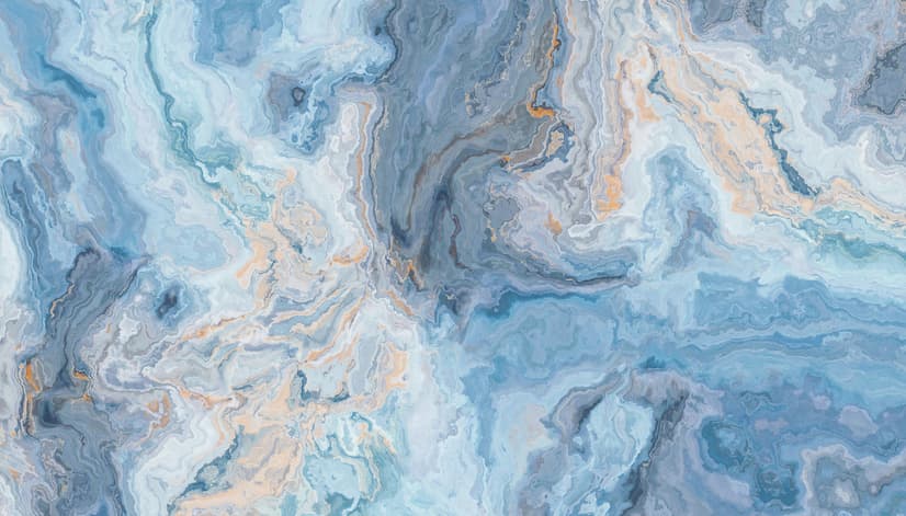 Turquoise Wave Pattern Wallpaper Mural
