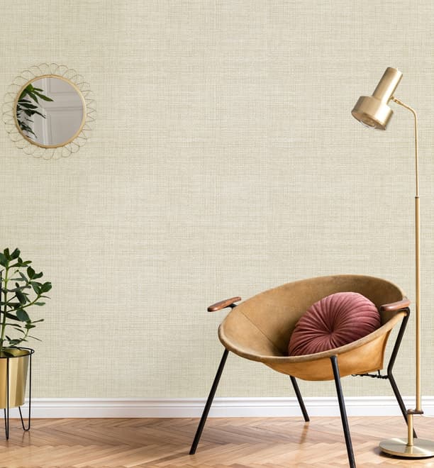Beige Chenille Texture Wallpaper Mural