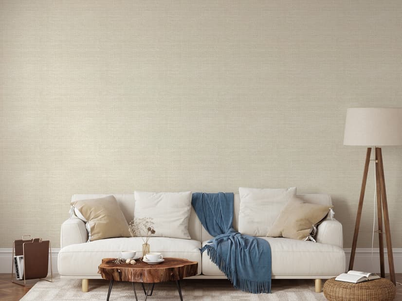 Beige Chenille Texture Wallpaper Mural