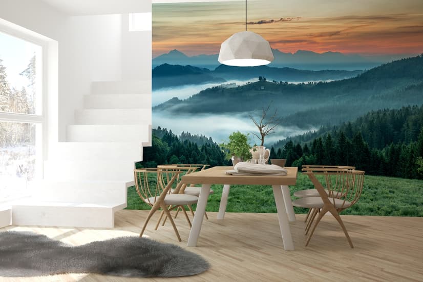 Mountain Scenic Landscape Wallpaper Mural