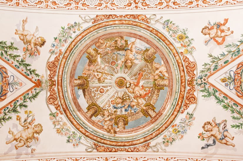 Ceiling Sculpture Angel Greek Wallpaper Mural