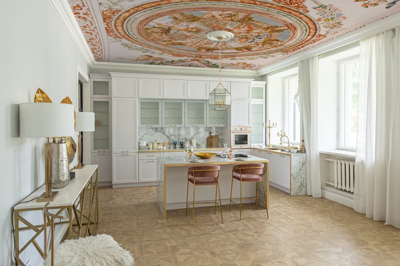 Ceiling Sculpture Angel Greek Wallpaper Mural