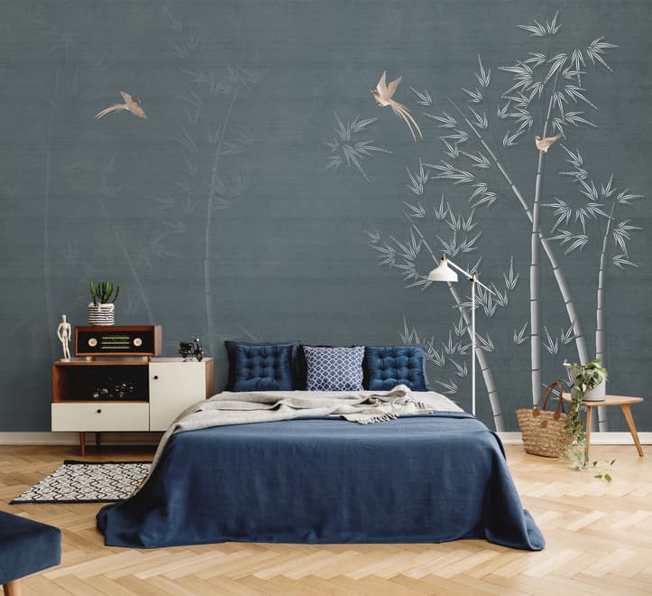 Watercolor Dark Forest Wallpaper Mural