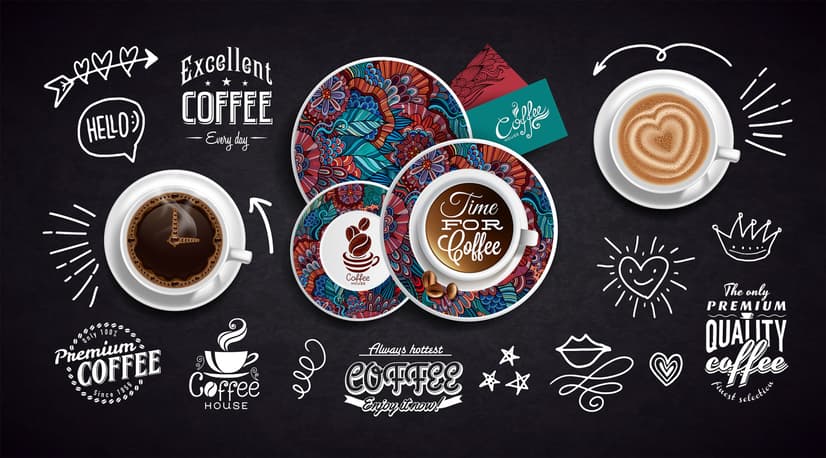 Vintage Coffee Wallpaper Mural