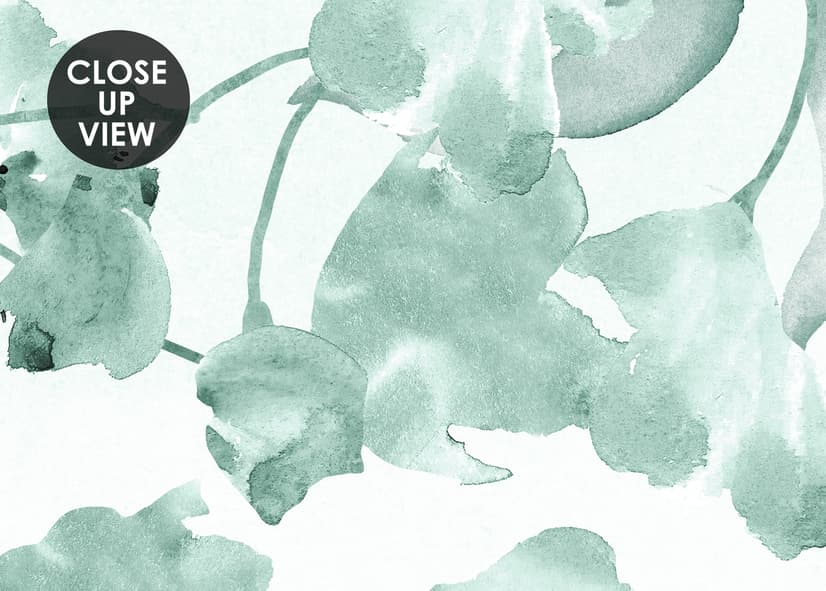 Soft Green Blossom Wallpaper Mural