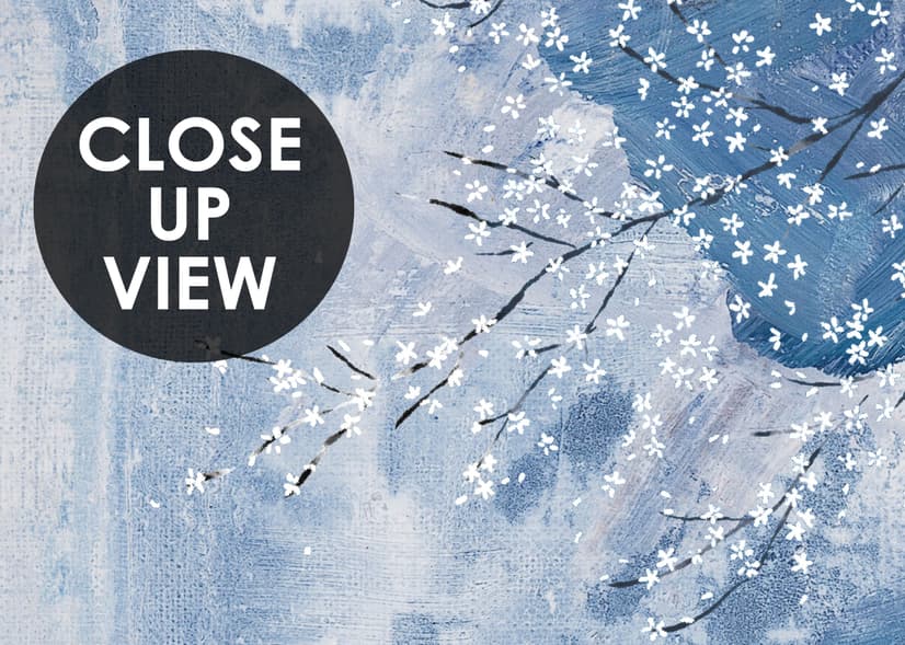 Oil Painting Winter Landscape Wallpaper Mural