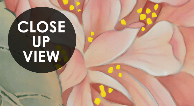 Nostalgic Peony Blossom and Parrot Wallpaper Mural
