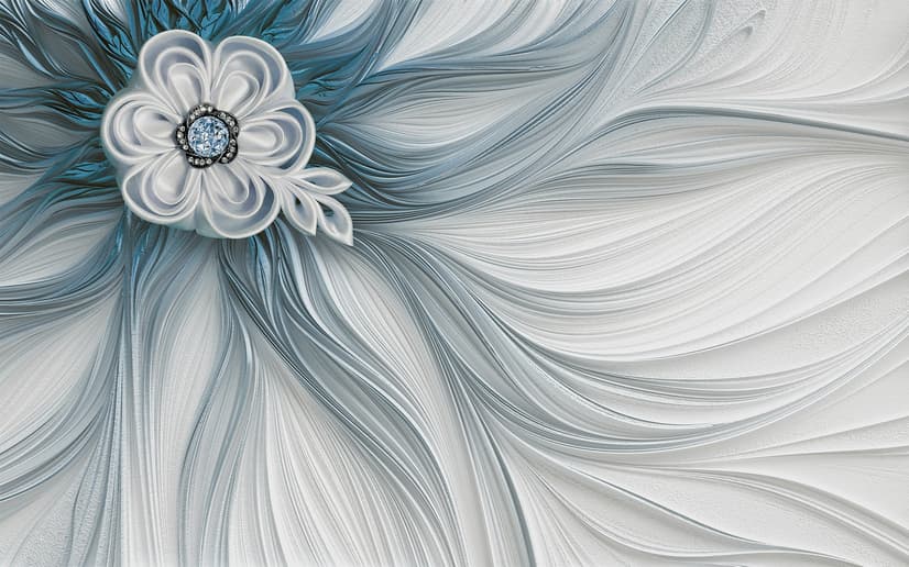 Luxury Flowers Wallpaper Mural