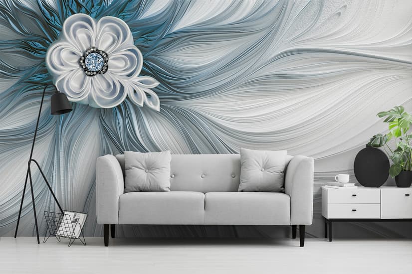 Luxury Flowers Wallpaper Mural