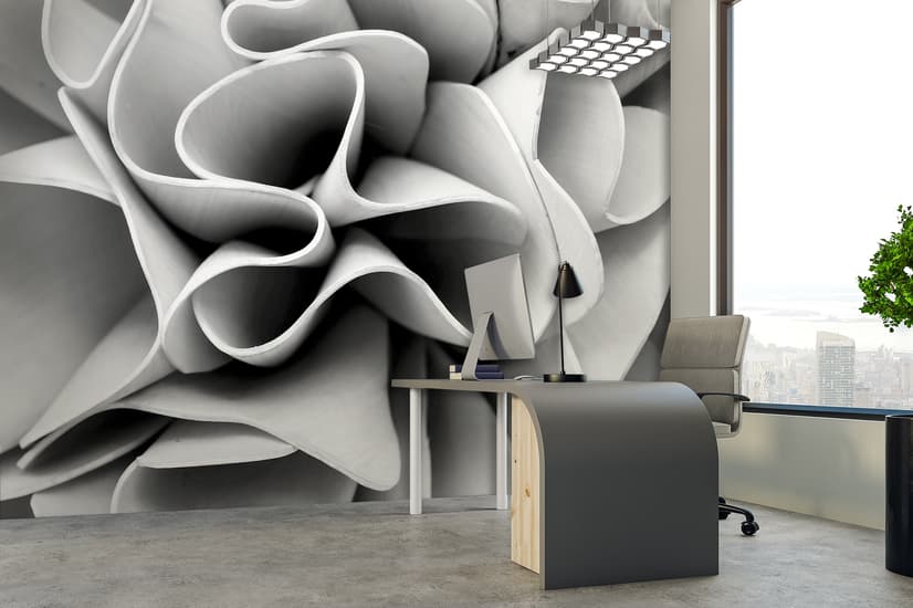 Abstract 3D Look Architecture Wallpaper Mural