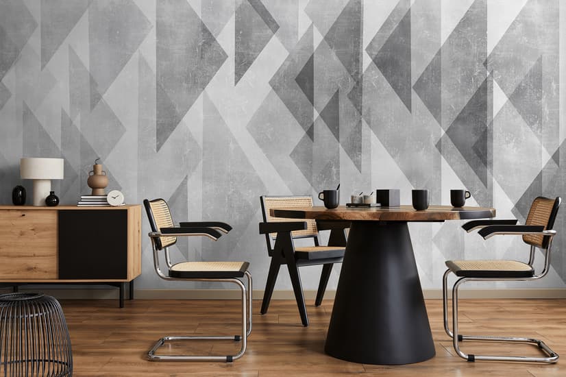 Papier peint panoramique Trigon - Formes géométriques