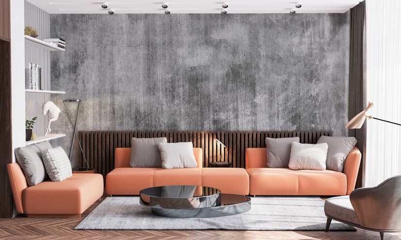 Dark Grunge Pattern Wallpaper Mural