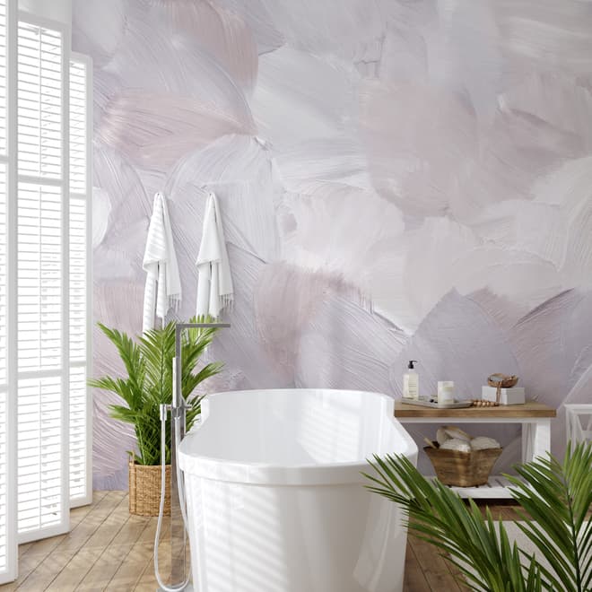 Abstract Soft Brush Wallpaper Mural