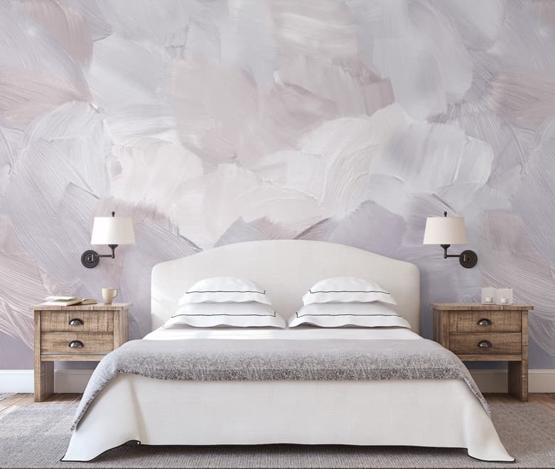 Abstract Soft Brush Wallpaper Mural