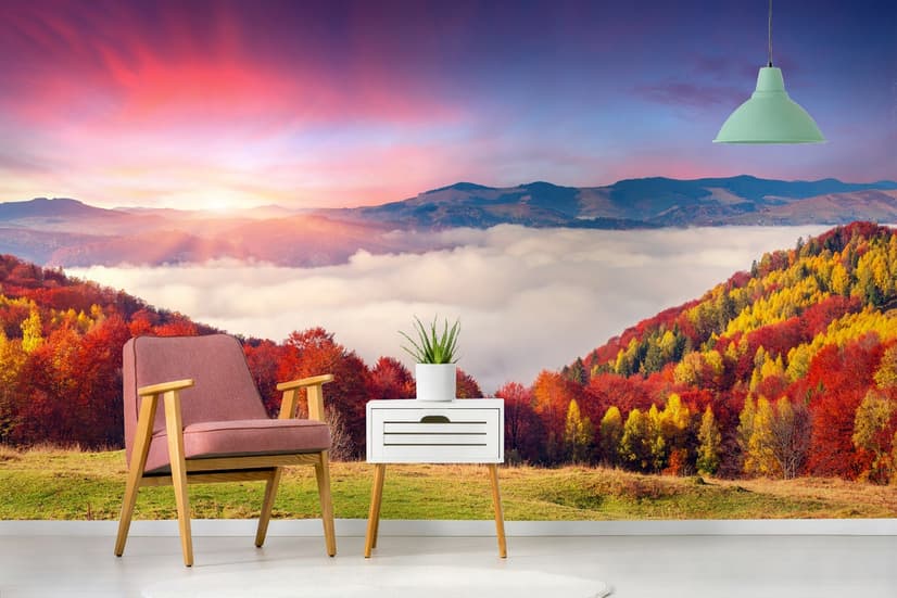Colorful Nature Autumn Wallpaper Mural