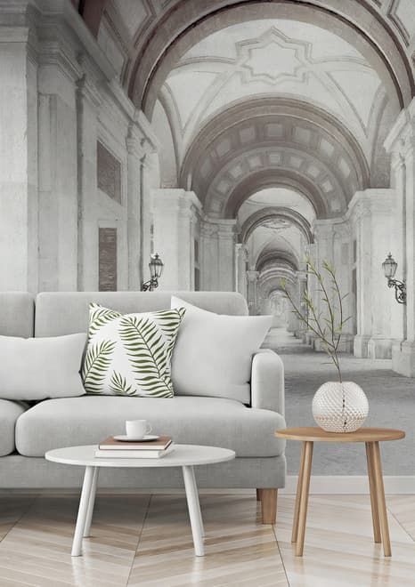 Byzantine Corridor Wallpaper Mural