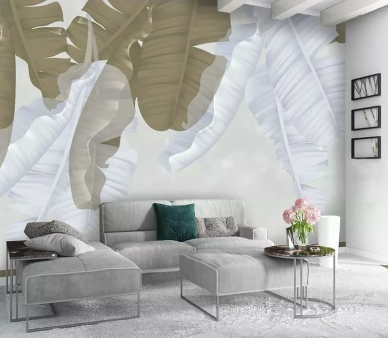 Banana Leaf Wallpaper Mural