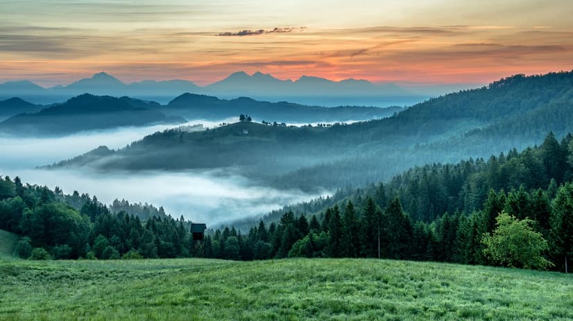 Mountain Scenic Landscape Wallpaper Mural