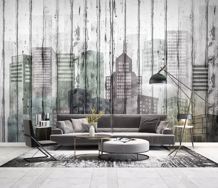 Cityscape Wallpaper Mural