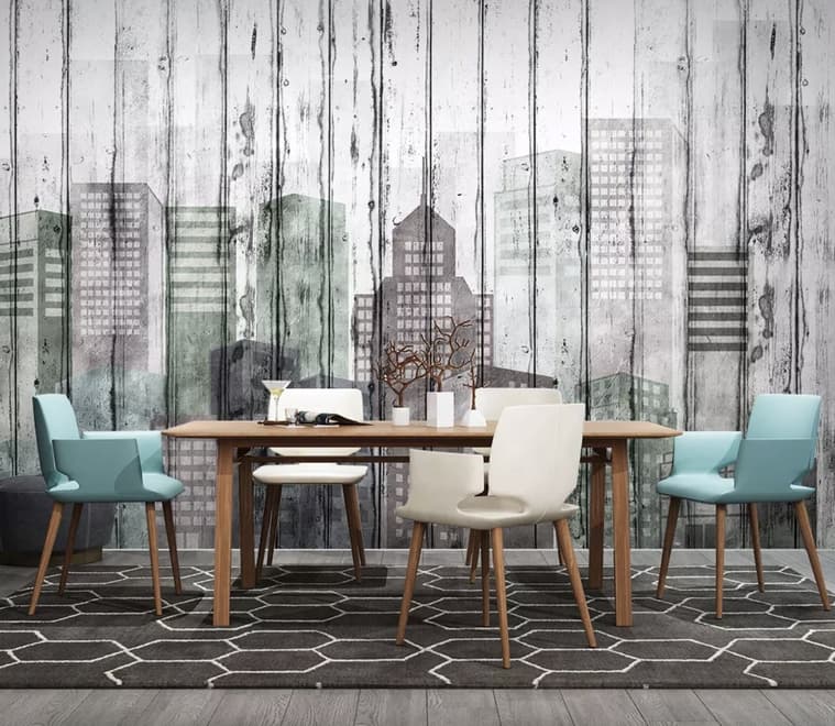 Cityscape Wallpaper Mural