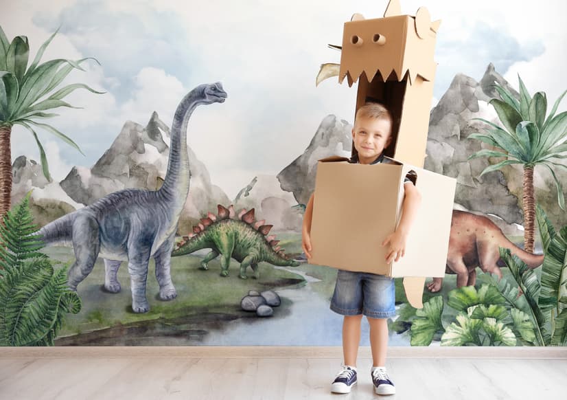Kids Softs Dinosaur Jurassic World Wallpaper Mural