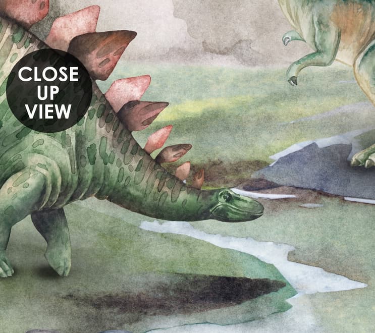 Kids Softs Dinosaur Jurassic World Wallpaper Mural